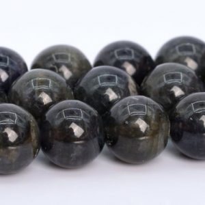 Shop Iolite Round Beads! 9MM Blue Black Iolite Beads A Genuine Natural South Africa Gemstone Full Strand Round Loose Beads 15.5" BULK LOT 1,3,5,10,50 (105503-1695) | Natural genuine round Iolite beads for beading and jewelry making.  #jewelry #beads #beadedjewelry #diyjewelry #jewelrymaking #beadstore #beading #affiliate #ad