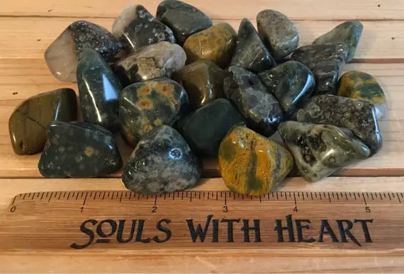 Ocean Jasper Large Tumbled Stone, Healing Stone, Healing Crystals,chakra Stone, Spiritual Stone