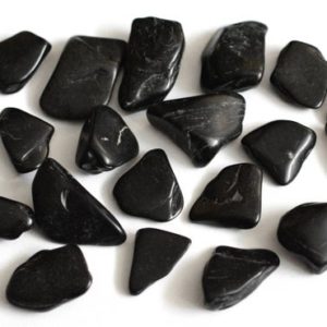 Shop Jet Stones & Crystals! Jet: Tumbled, Medium (1IN to 1-1/2IN) | Natural genuine stones & crystals in various shapes & sizes. Buy raw cut, tumbled, or polished gemstones for making jewelry or crystal healing energy vibration raising reiki stones. #crystals #gemstones #crystalhealing #crystalsandgemstones #energyhealing #affiliate #ad