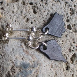 Shop Jet Earrings! Whitby Jet Wings Sterling Silver Earrings (674) | Natural genuine Jet earrings. Buy crystal jewelry, handmade handcrafted artisan jewelry for women.  Unique handmade gift ideas. #jewelry #beadedearrings #beadedjewelry #gift #shopping #handmadejewelry #fashion #style #product #earrings #affiliate #ad