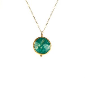 Shop Amazonite Jewelry! Amazonite necklace –  amazon stone – gemstone necklace – august birthstone – a wire wrapped green amazonite on a 14k gold vermeil chain | Natural genuine Amazonite jewelry. Buy crystal jewelry, handmade handcrafted artisan jewelry for women.  Unique handmade gift ideas. #jewelry #beadedjewelry #beadedjewelry #gift #shopping #handmadejewelry #fashion #style #product #jewelry #affiliate #ad