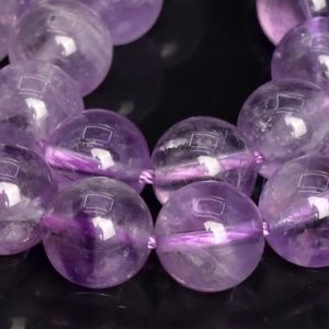 Shop Amethyst Round Beads! Genuine Natural Amethyst Gemstone Beads 9MM Transparent Lavender Round AAA Quality Loose Beads (109410) | Natural genuine round Amethyst beads for beading and jewelry making.  #jewelry #beads #beadedjewelry #diyjewelry #jewelrymaking #beadstore #beading #affiliate #ad