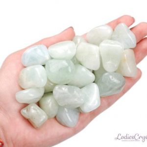 Shop Tumbled Aquamarine Crystals & Pocket Stones! Aquamarine Tumbled Stone, Aquamarine Tumbled Stones, Zodiac Aquamarine Stones, Aquamarine Crystals, Aquamarine Tumbled Stones, Aquamarine | Natural genuine stones & crystals in various shapes & sizes. Buy raw cut, tumbled, or polished gemstones for making jewelry or crystal healing energy vibration raising reiki stones. #crystals #gemstones #crystalhealing #crystalsandgemstones #energyhealing #affiliate #ad