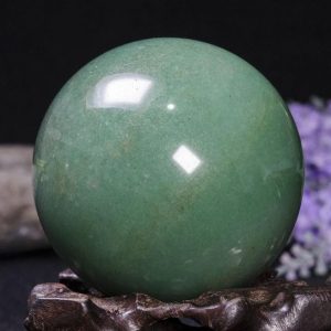 Shop Aventurine Shapes! 2.2"The Large Aventurine Sphere/Green Aventurine Ball/Crystal Healing/Calm/Comfort/Metaphysical Energy/Gift for Mom/Chakra-55mm-225g#5101 | Natural genuine stones & crystals in various shapes & sizes. Buy raw cut, tumbled, or polished gemstones for making jewelry or crystal healing energy vibration raising reiki stones. #crystals #gemstones #crystalhealing #crystalsandgemstones #energyhealing #affiliate #ad