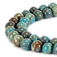 AAA Quality Turquoise Micro-faceted Beads American Turquoise Round