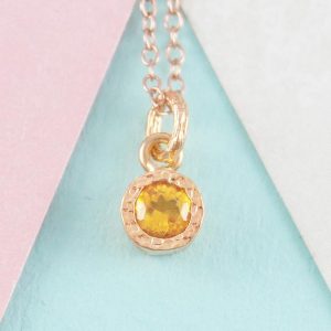 Shop Citrine Pendants! Citrine  Rose Gold Necklace November Birthstone Necklace for Mom Citrine Pendant Dainty Necklace Dainty Gemstone Necklace | Natural genuine Citrine pendants. Buy crystal jewelry, handmade handcrafted artisan jewelry for women.  Unique handmade gift ideas. #jewelry #beadedpendants #beadedjewelry #gift #shopping #handmadejewelry #fashion #style #product #pendants #affiliate #ad