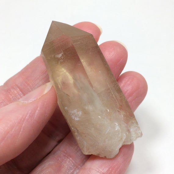 2.1" Natural Citrine Rough Point - With Rainbow - Raw Unpolished Untreated Crystal - Healing Crystal - Meditation Stone - From Dr Congo- 33g
