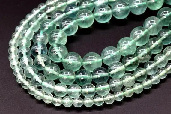 Green Fluorite Beads Grade Aaa Genuine Natural Gemstone Round Loose Beads 6mm 8mm 10mm 12mm Bulk Lot Options