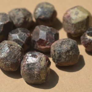 Shop Raw & Rough Garnet Stones! Garnet  Red rock Raw Garnet Loose stone-1piece | Natural genuine stones & crystals in various shapes & sizes. Buy raw cut, tumbled, or polished gemstones for making jewelry or crystal healing energy vibration raising reiki stones. #crystals #gemstones #crystalhealing #crystalsandgemstones #energyhealing #affiliate #ad
