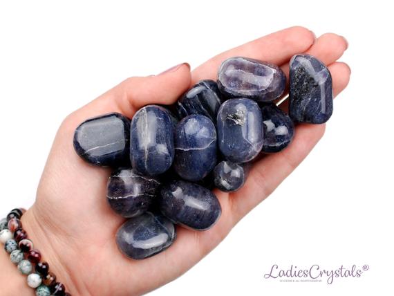 Iolite Tumbled Stone, Iolite, Tumbled Stones, Crystals, Stones, Gifts, Rocks, Gems, Gemstones, Zodiac Crystals, Healing Crystals