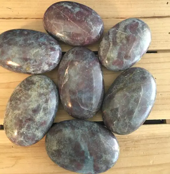 Kyanite Rock Palm Stone, Healing Stone, Healing Crystal, Spiritual Stone, Meditation, Tumbled Stone