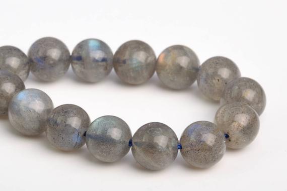 7mm Gray Labradorite Beads Grade Aa+ Genuine Natural Gemstone Half Strand Round Loose Beads 7.5" Bulk Lot 1,3,5,10,50 (103759h-1026)
