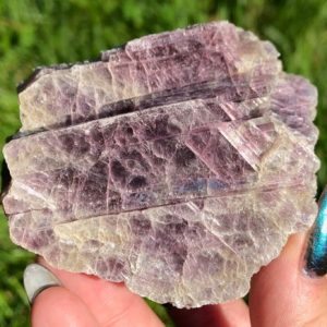 2.9" Chunky Lepidolite Cluster / Natural Purple Lithium Mica Crystal #7 | Natural genuine stones & crystals in various shapes & sizes. Buy raw cut, tumbled, or polished gemstones for making jewelry or crystal healing energy vibration raising reiki stones. #crystals #gemstones #crystalhealing #crystalsandgemstones #energyhealing #affiliate #ad