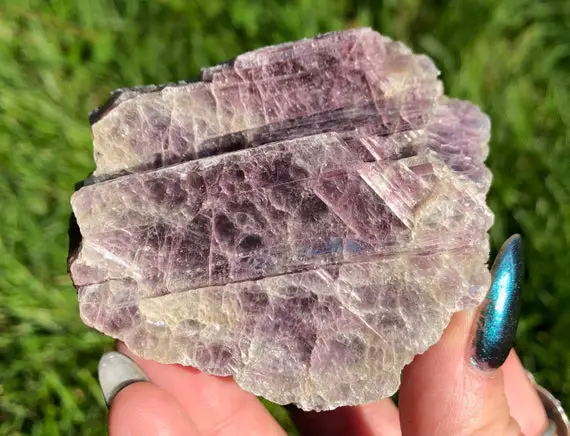 2.9" Chunky Lepidolite Cluster / Natural Purple Lithium Mica Crystal #7