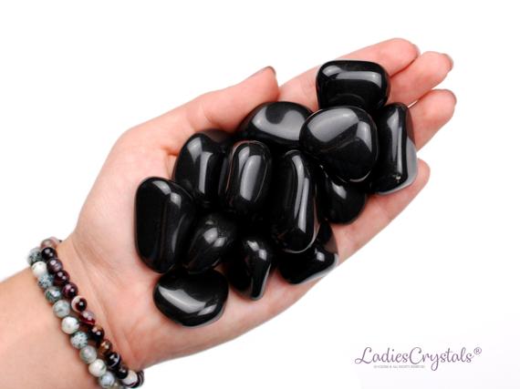 Black Onyx Tumbled Stone, Black Onyx, Tumbled Stones, Stones, Crystals, Rocks, Gifts, Gemstones, Gems, Zodiac Crystals, Healing Crystals