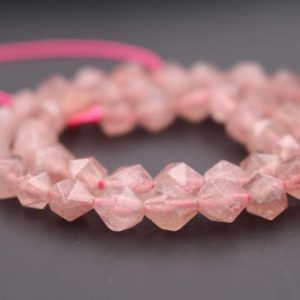 Shop Quartz Chip & Nugget Beads! Natural Starwberry Quartz Faceted Nugget Beads,6mm/8mm/10mm/12mm Faceted Starwberry Quartz Nugget Beads,15 inches one starand | Natural genuine chip Quartz beads for beading and jewelry making.  #jewelry #beads #beadedjewelry #diyjewelry #jewelrymaking #beadstore #beading #affiliate #ad