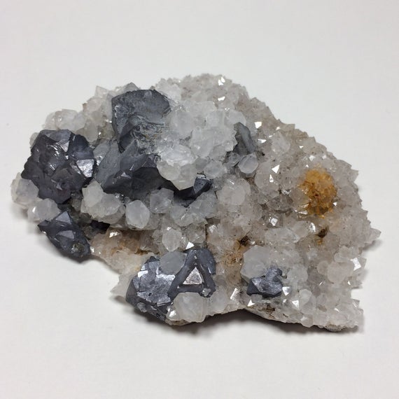 Galena And Quartz Specimen - Crystal Cluster From Rare Location - Collectible Mineral - Healing Crystal - Meditation Stone - England - 302g