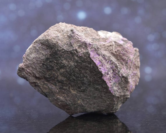 Raw Sugilite With Manganese Matrix From South Africa | Rare | 2.15" | 74.8 Grams