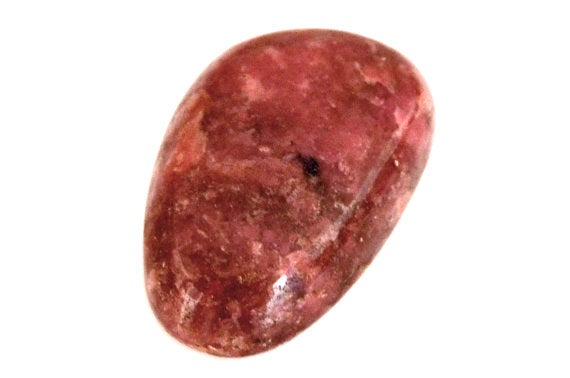 Rhodonite Oval Cabochon Stone (23mm X 15mm X 7mm) 24cts - Gem For Ring