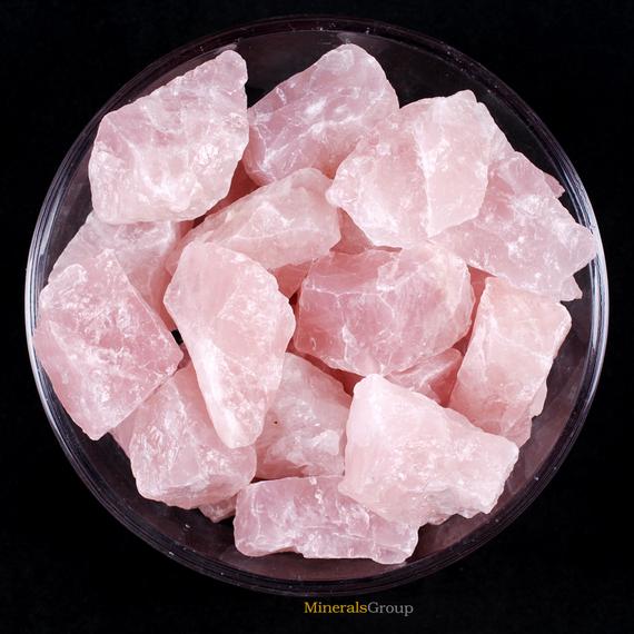 raw rose quartz healing