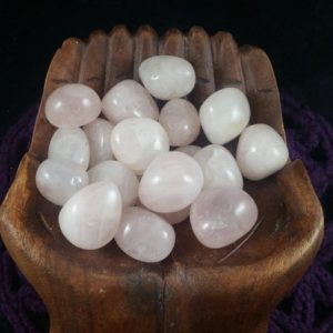 Shop Tumbled Rose Quartz Crystals & Pocket Stones! Rose Quartz Tumbled Stone Polished Crystal Stones Pink Crystals Unique round large tumbles | Natural genuine stones & crystals in various shapes & sizes. Buy raw cut, tumbled, or polished gemstones for making jewelry or crystal healing energy vibration raising reiki stones. #crystals #gemstones #crystalhealing #crystalsandgemstones #energyhealing #affiliate #ad