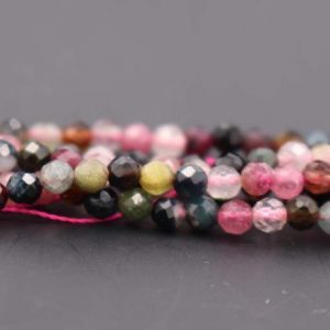 Shop Tourmaline Faceted Beads! Natural Tourmaline Faceted Small Size Beads,Small Size Beads Wholesale Bulk supply,15 inches one starand | Natural genuine faceted Tourmaline beads for beading and jewelry making.  #jewelry #beads #beadedjewelry #diyjewelry #jewelrymaking #beadstore #beading #affiliate #ad