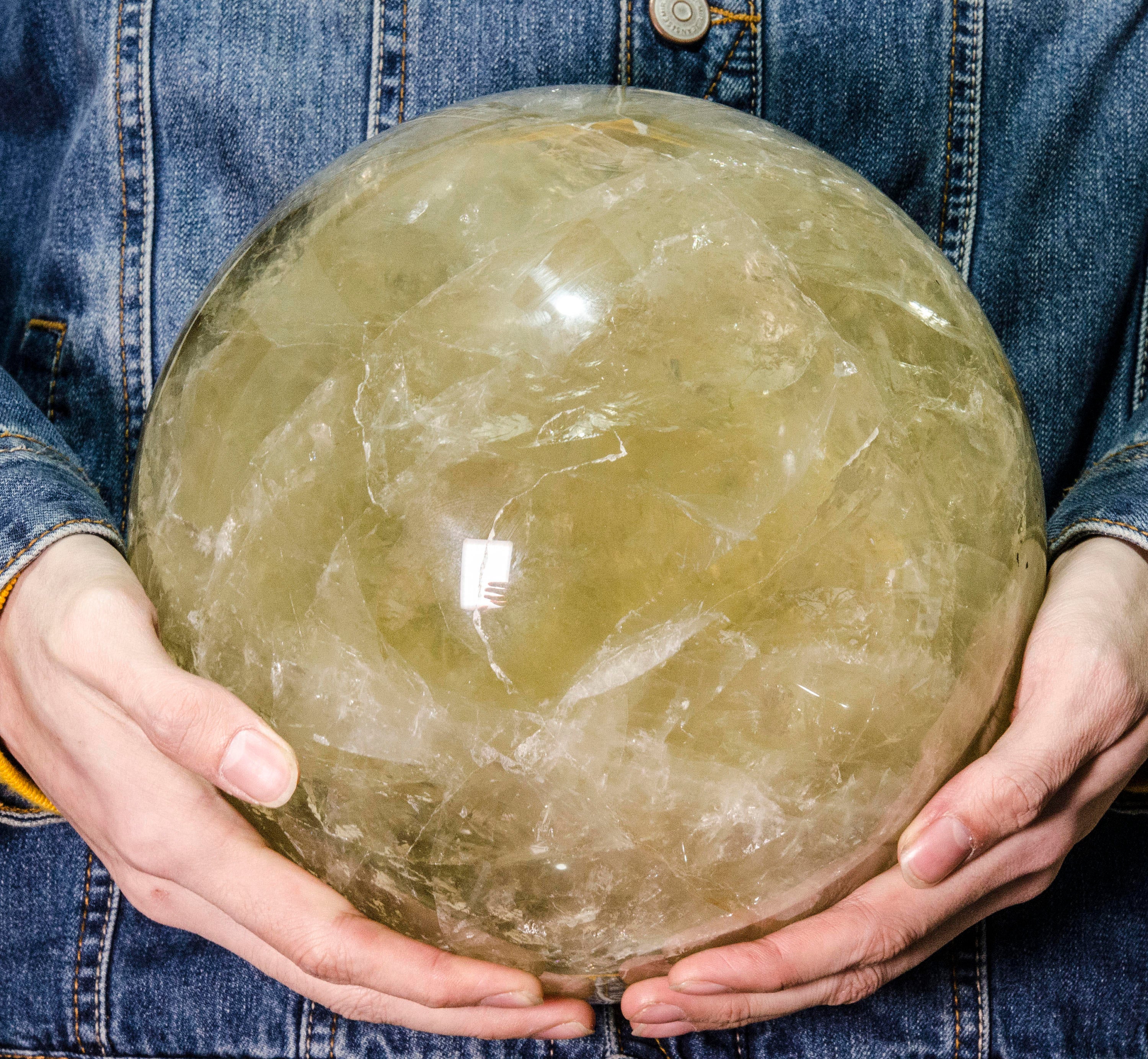 8.8"34ib Extra Large Citrine Quartz Crystal Sphere On Etsy/chakra/reikei/zen/feng Shui/meditation/specail Gift/citrine Ball220mm 15520g#3054