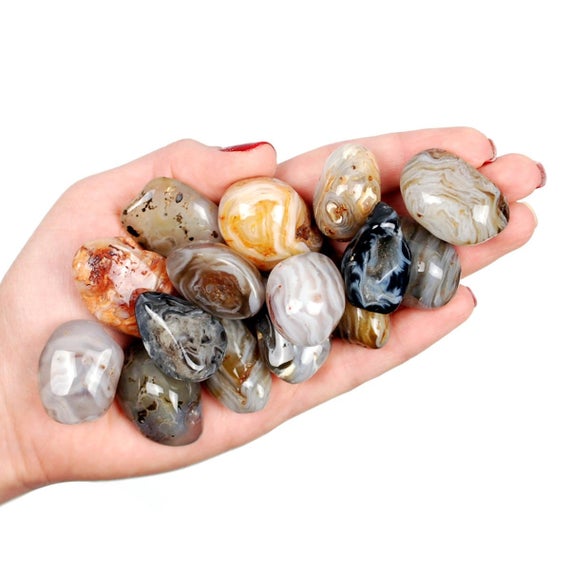 Ocos Agate Tumbled Stone, Agate Ocos, Tumbled Stones, Crystals, Stones, Gifts, Rocks, Gems, Gemstones, Zodiac Crystals, Healing Crystals