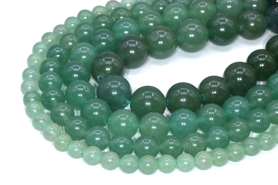 Green Aventurine Beads Grade Aaa Genuine Natural Gemstone Round Loose Beads 4mm 6mm 8mm 10mm 16mm Bulk Lot Options