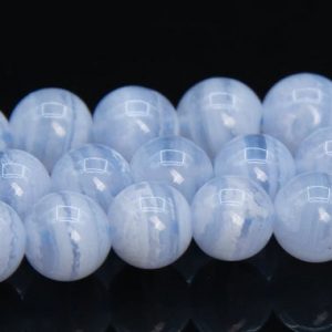 5MM Transparent Blue Lace Agate Beads Brazil Grade AAA Genuine Natural Gemstone Round Loose Beads 16" Bulk Lot Options (109198) | Natural genuine beads Array beads for beading and jewelry making.  #jewelry #beads #beadedjewelry #diyjewelry #jewelrymaking #beadstore #beading #affiliate #ad
