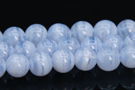5mm Transparent Blue Lace Agate Beads Brazil Grade Aaa Genuine Natural Gemstone Round Loose Beads 16" Bulk Lot Options (109198)