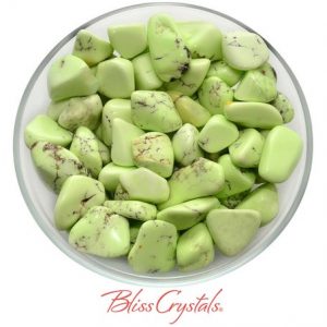 Shop Chrysoprase Stones & Crystals! 1 CITRON CHRYSOPRASE Grade AA Tumbled Stone #CC23 | Natural genuine stones & crystals in various shapes & sizes. Buy raw cut, tumbled, or polished gemstones for making jewelry or crystal healing energy vibration raising reiki stones. #crystals #gemstones #crystalhealing #crystalsandgemstones #energyhealing #affiliate #ad