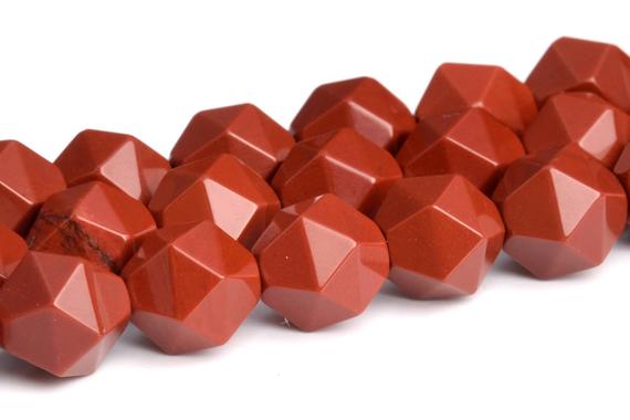 Dark Red Jasper Beads Star Cut Faceted Grade Aaa Genuine Natural Gemstone Loose Beads 6mm 8mm 10mm Bulk Lot Options