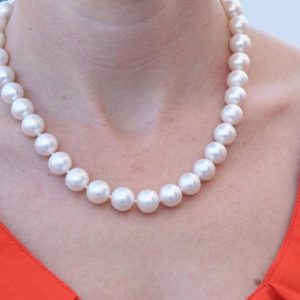 Shop Pearl Necklaces! Freshwater Pearl Necklace-Wedding Jewelry-Bridal Jewelry-Anniversary gift-Birthday present-Mothers necklace-Mothers jewelry-10mm pearl | Natural genuine Pearl necklaces. Buy handcrafted artisan wedding jewelry.  Unique handmade bridal jewelry gift ideas. #jewelry #beadednecklaces #gift #crystaljewelry #shopping #handmadejewelry #wedding #bridal #necklaces #affiliate #ad