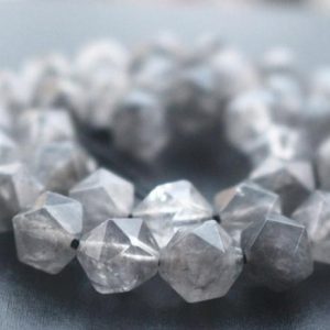 Shop Quartz Chip & Nugget Beads! Quartz Faceted Star Cut Nugget Beads,6mm/8mm/10mm/12mm Quartz Nugget Beads,15 inches one starand | Natural genuine chip Quartz beads for beading and jewelry making.  #jewelry #beads #beadedjewelry #diyjewelry #jewelrymaking #beadstore #beading #affiliate #ad