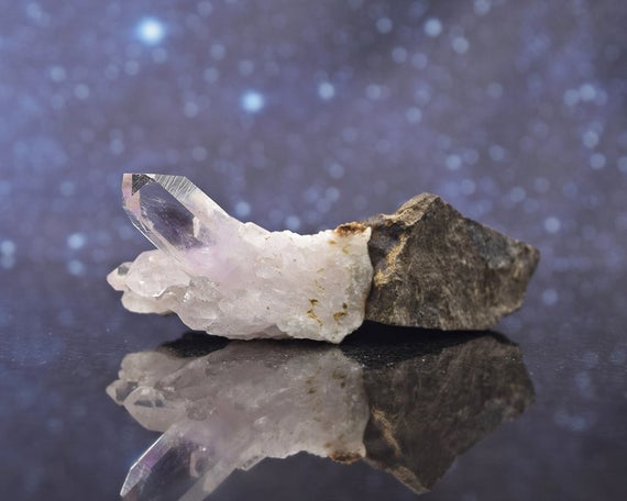 Brandberg Quartz Crystals Cluster With Matrix From Namibia | 3.29" | 84.1 Grams
