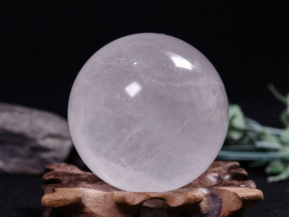 2.79"natural Clear Rainbow Crystal Quartz Sphere/white Clear Quartz Ball/fortune Teller Quartz Ball/special Gift/healing Crystal-71 Mm 561g