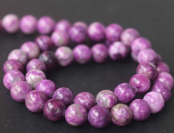 Dyed Sugilite Smooth And Round Beads,6mm/8mm/10mm/12mm Beads Supply,15 Inches One Starand