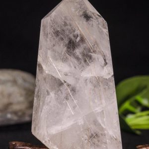 Shop Tourmaline Points & Wands! Natural Clear Gold Rutilated and Phantom Quartz Tower/White Tourmaline Rutilated Quartz Point/Golden Rutilated Point-30*40*79mm 126g#2948 | Natural genuine stones & crystals in various shapes & sizes. Buy raw cut, tumbled, or polished gemstones for making jewelry or crystal healing energy vibration raising reiki stones. #crystals #gemstones #crystalhealing #crystalsandgemstones #energyhealing #affiliate #ad