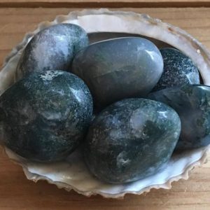 Shop Agate Shapes! Green Moss Agate Healing Stone, Stone of New Beginnings, Wealth and Abundance, Stabilizing Stone | Natural genuine stones & crystals in various shapes & sizes. Buy raw cut, tumbled, or polished gemstones for making jewelry or crystal healing energy vibration raising reiki stones. #crystals #gemstones #crystalhealing #crystalsandgemstones #energyhealing #affiliate #ad