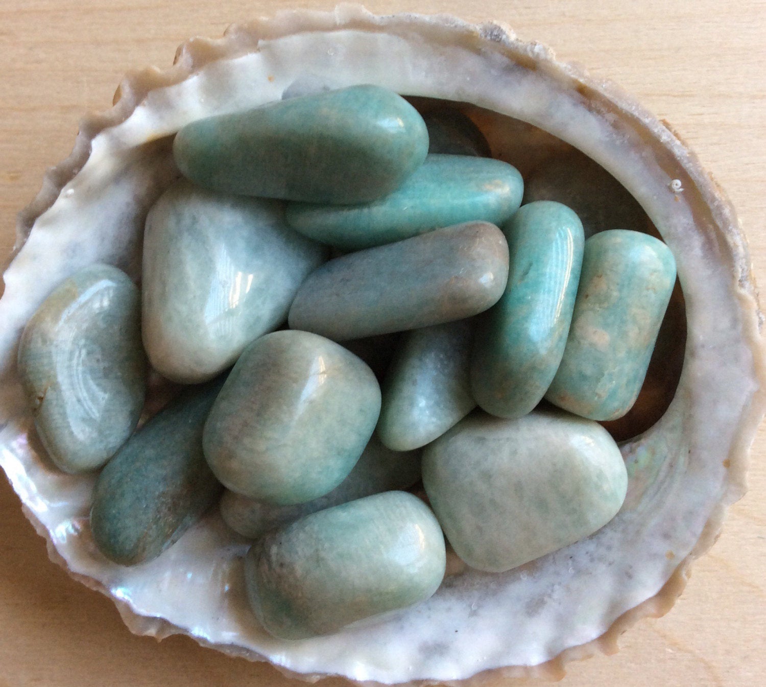 Amazonite Tumbled Gemstone Stone, Soothing Stone, Soothes Emotions, Energies Luck And Love, Healing Crystals And Stones