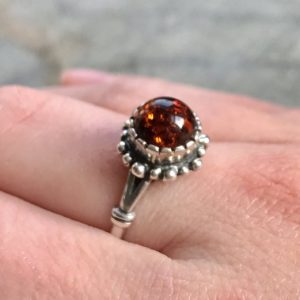 Shop Amber Jewelry! Amber Ring, Natural Amber, Vintage Rings, Antique Rings, Taurus Birthstone, Amber, Healing, Yellow Gemstone, Solid Silver Ring, Pure Silver | Natural genuine Amber jewelry. Buy crystal jewelry, handmade handcrafted artisan jewelry for women.  Unique handmade gift ideas. #jewelry #beadedjewelry #beadedjewelry #gift #shopping #handmadejewelry #fashion #style #product #jewelry #affiliate #ad