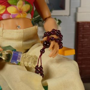 Shop Garnet Necklaces! Garnet AAA Hand-Knotted Barbie Mala – Necklace with a Beaded Tassel BZ0024 | Natural genuine Garnet necklaces. Buy crystal jewelry, handmade handcrafted artisan jewelry for women.  Unique handmade gift ideas. #jewelry #beadednecklaces #beadedjewelry #gift #shopping #handmadejewelry #fashion #style #product #necklaces #affiliate #ad