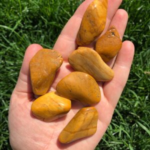 Yellow Jasper Tumbled Crystal – Multiple Sizes Available – Tumbled Natural Yellow Jasper Stone – Polished Yellow Jasper Healing Gemstone | Natural genuine stones & crystals in various shapes & sizes. Buy raw cut, tumbled, or polished gemstones for making jewelry or crystal healing energy vibration raising reiki stones. #crystals #gemstones #crystalhealing #crystalsandgemstones #energyhealing #affiliate #ad