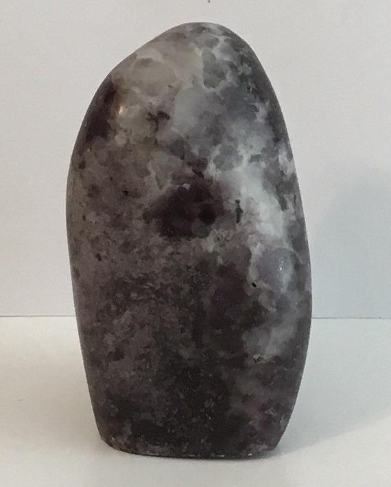 Lepidolite Polished Stone With Cut Base For Standing, Healing Stone,healing Crystal, Chakra Stone, Spiritual Stone