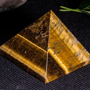Natural Tiger Eye Pyramid/Crystal Pyramid/Decoration/Energy Stone Ornaments/Healing Stone/Meditation/Chakra/Reiki/-66*53 mm-239g#5125 | Natural genuine stones & crystals in various shapes & sizes. Buy raw cut, tumbled, or polished gemstones for making jewelry or crystal healing energy vibration raising reiki stones. #crystals #gemstones #crystalhealing #crystalsandgemstones #energyhealing #affiliate #ad