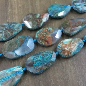 Shop Crystal Beads for Jewelry Making! 15.5" Ocean Jasper Slice Beads Faceted Raw sea sediment jasper Slab&slice beads supplies Nugget 20-30*30-45mm full strand 10-11pcs | Natural genuine beads Quartz beads for beading and jewelry making.  #jewelry #beads #beadedjewelry #diyjewelry #jewelrymaking #beadstore #beading #affiliate #ad