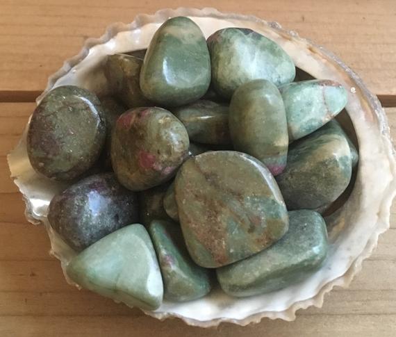 Ruby Fuchsite Tumbled Stones,healing Stone, Healing Crystal, Chakra  Stone, Spiritual Stone
