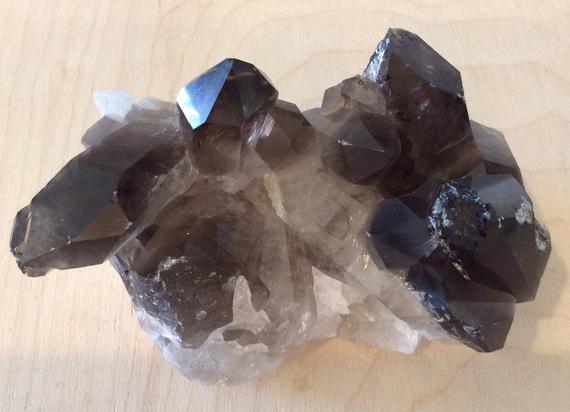 Smoky Quartz Crystal Cluster, Healing Crystals, Healing Stones, Spiritual Stone, Gemstone