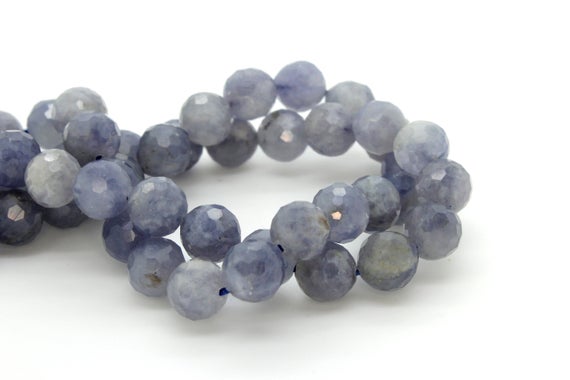 Natural Tanzanite Beads, Aaa High Quality Rare Tanzanite Faceted Sphere Ball Round Natural Gemstone Beads - 6mm 8mm - Rnf81